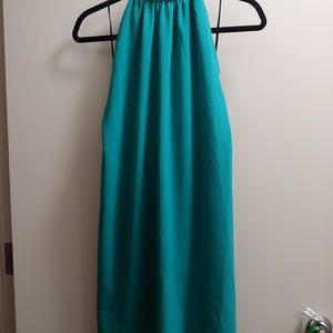Emerald green Halter dress